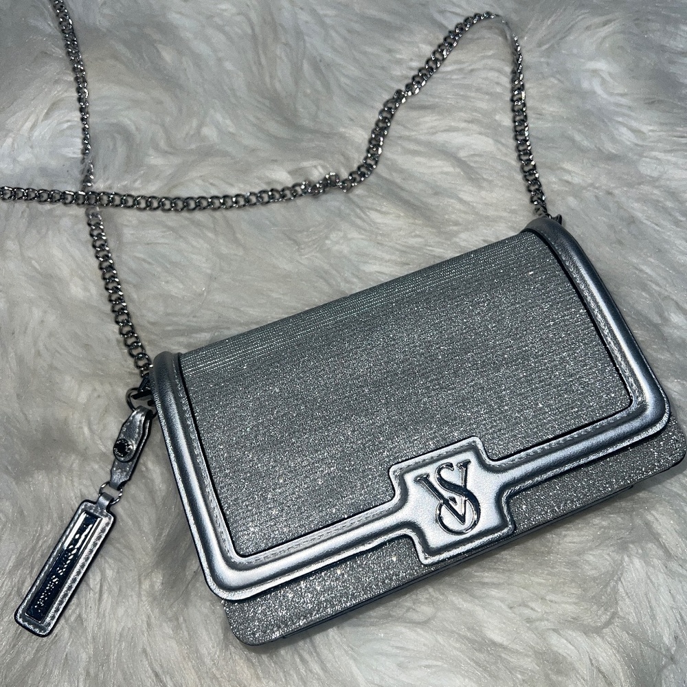 Victoria’s Secret women’s crossbody sparkle bling purse